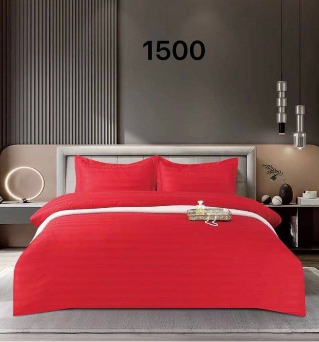 Постельное белье Мерсеризованный Страйп сатин