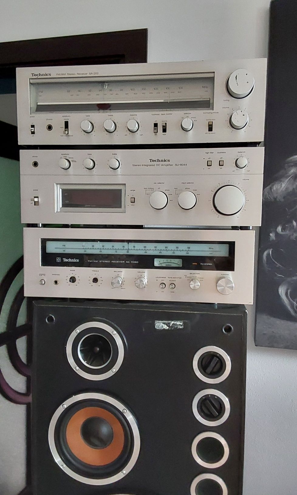 Vând Technics Receiver, Amplificator, Deck, Tuner, CD player etc