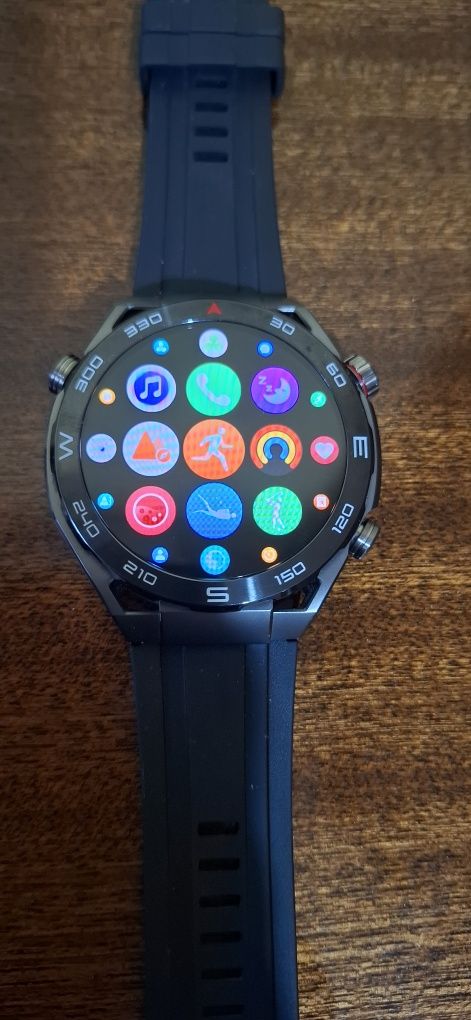 Смарт часовник HUAWEI WATCH ULTIMATE BLACK Black HNBR Strap 48.5 ММ, G