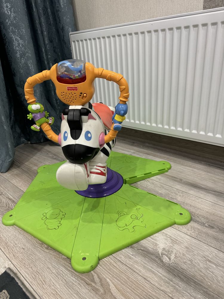 Fisher price развивающая зебра игрушка