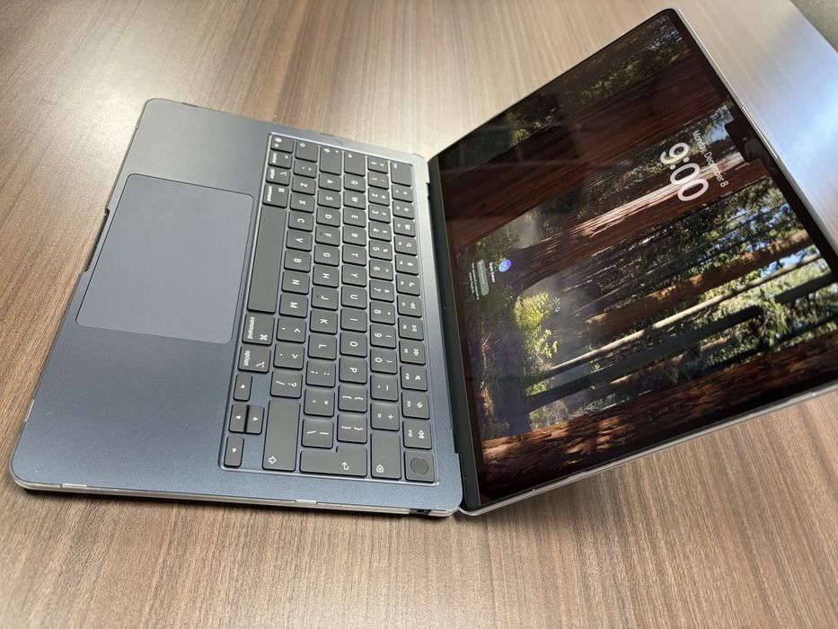 Лаптоп Apple - MacBook Air 13, 13.6'', M4 10C/8, 16GB/256GB, Midnight