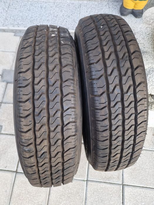 Set 2 roți noi Dacia papuc 175r14c Sava trenta