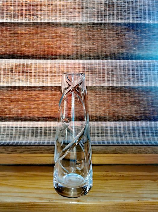 Ваза кристална STUART Crystal AURA VASE от JASPER CONRAN 20см височина