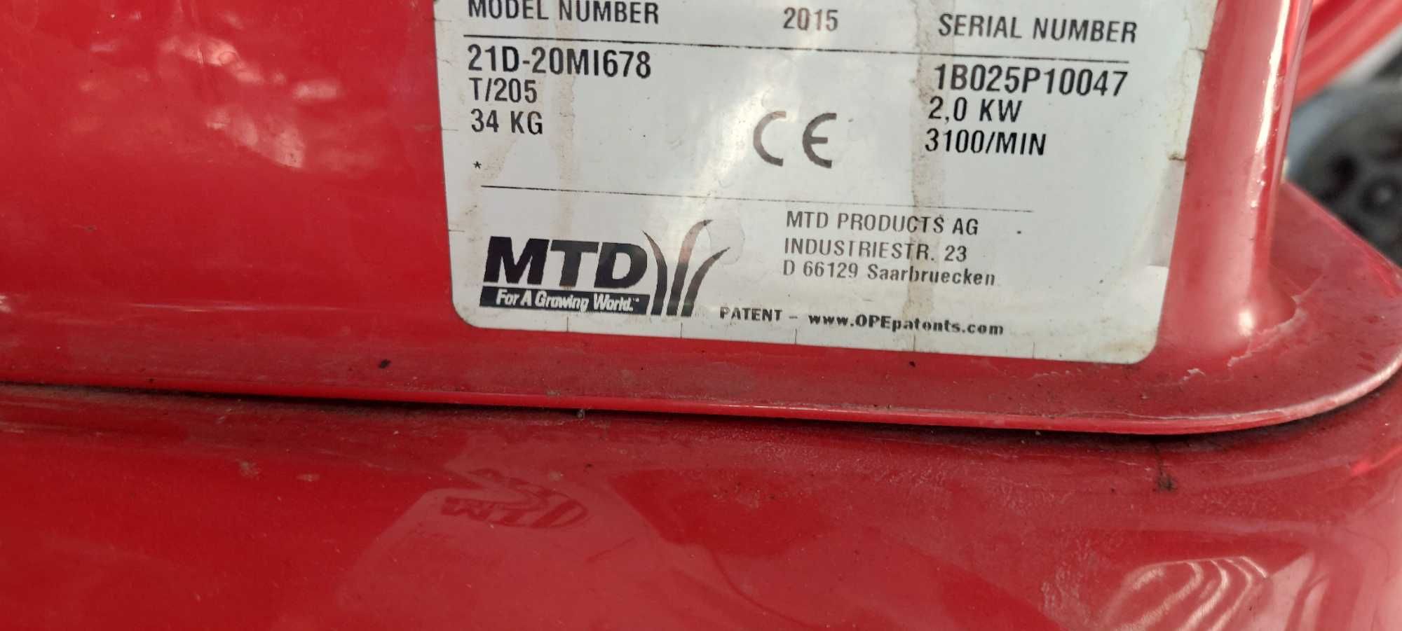 Мото фреза MTD .