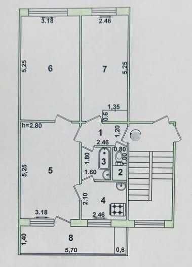 Чиланзар 19 кв. 3/4/4 Базарчик