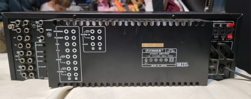 Amplificator Philips FA 950, Fisher CA 891