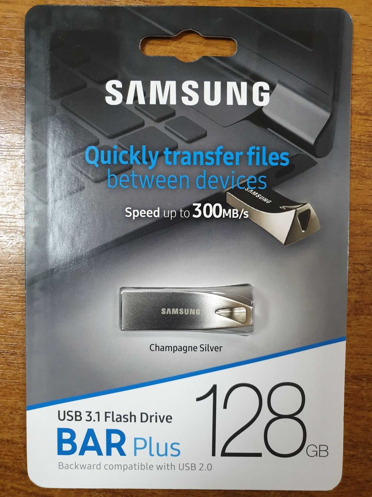 Флэш накопитель (Флешка) USB 3.1 Samsung BAR Plus 128 Гб