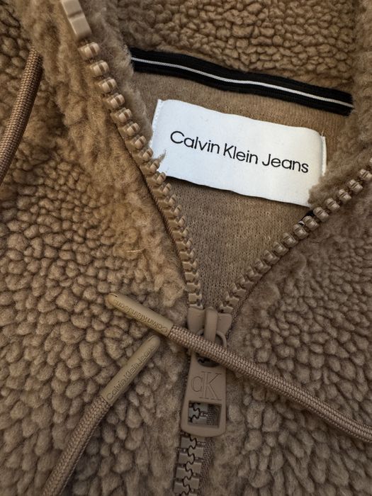 Мъжко! Чисто ново оригинално горнище Calvin Klein fleece Sherpa