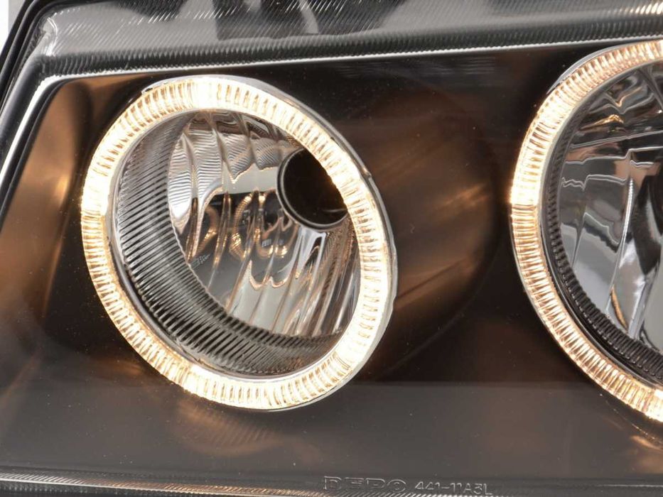 Фарове FK Automotive GmbH черни лупа Аngel eyes  VW Transporter VW T4