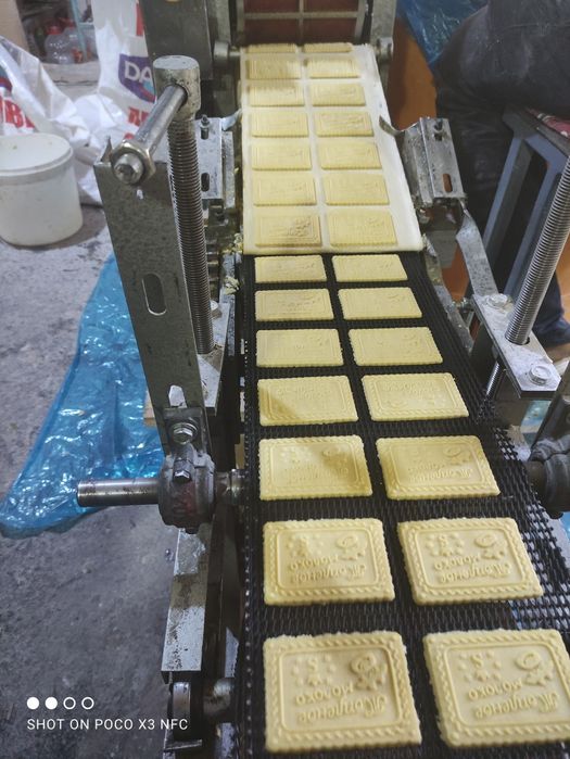 Печение ишлаб чикариш галетний сахарний ургатамиз линияда зур рецепт