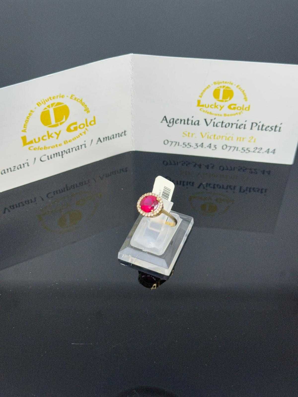 Inel aur 2.20gr 14k marimea 16 cod 17992