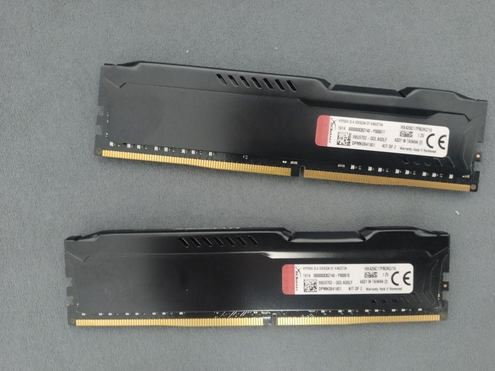 DDR4 16GB 2x8 hyper X 3200