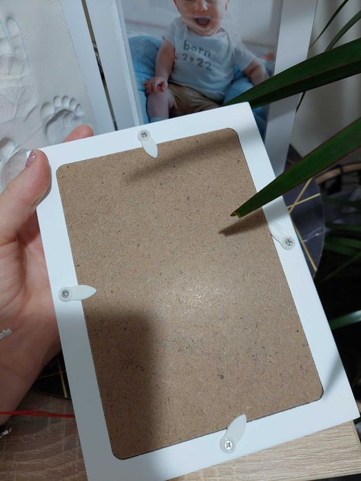 Комплект рамка за отпечатък с глина и снимка