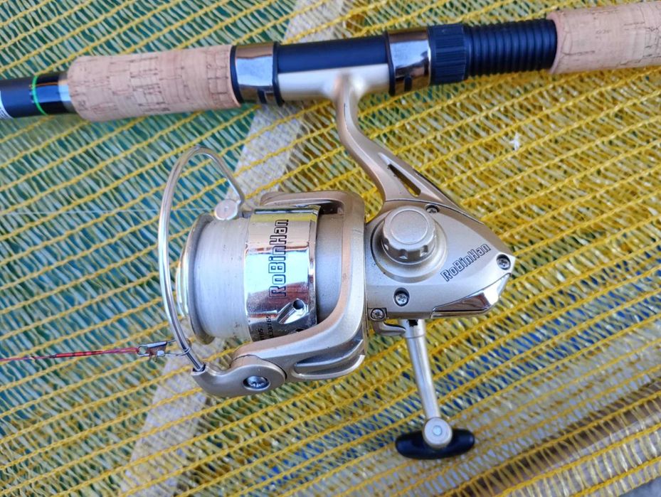 Lanseta si mulineta HARRIE Evolution RoBinHan 3,6m, carbon 98%, noi