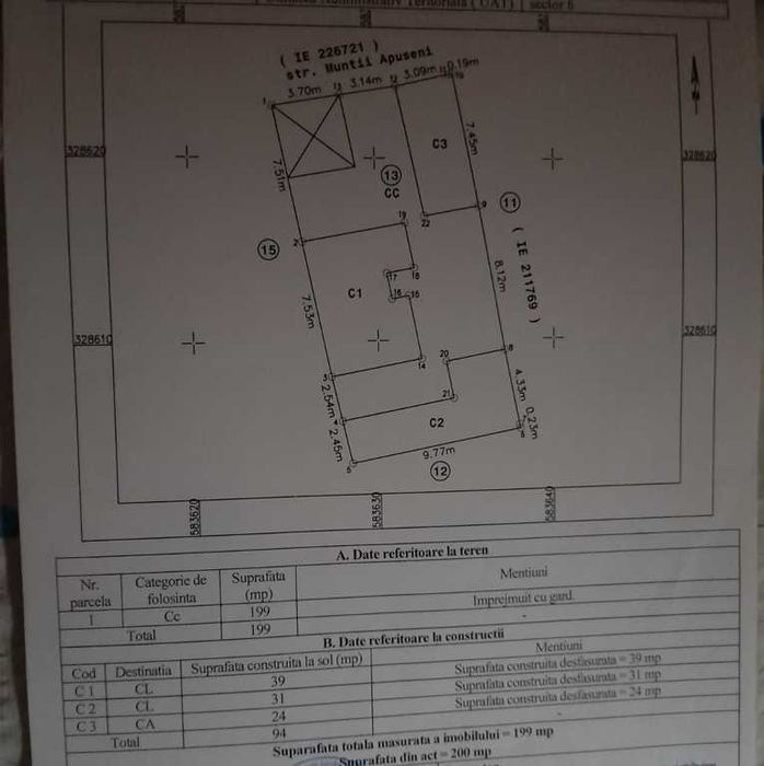 Teren exclusivist de vânzare Piața Crângași
