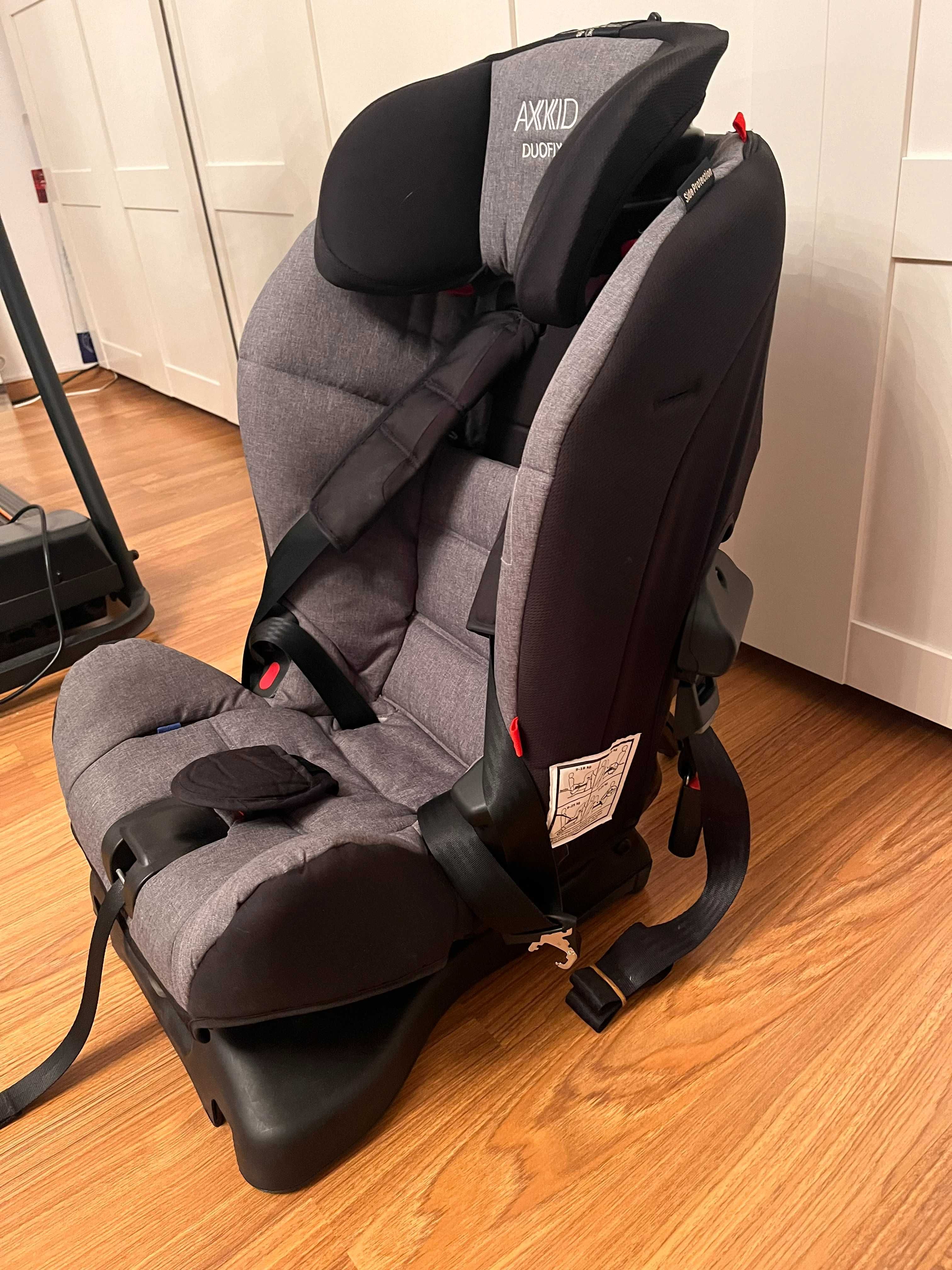 Scaun auto Axkid Duofix gri, isofix, rear & front facing