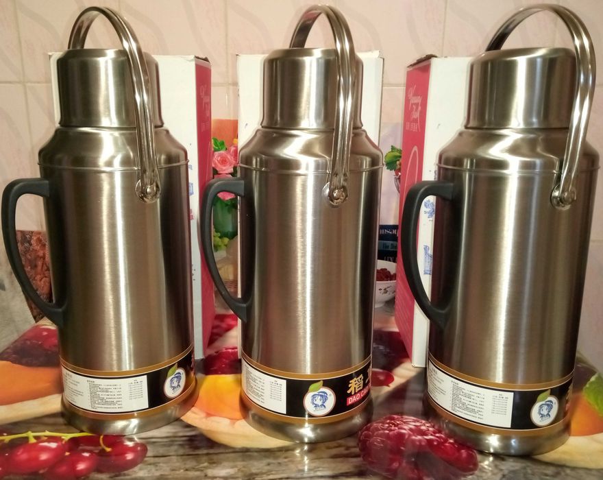 Термос большой с зеркальной колбой.1л, 1,8л, 3,2л.НОВЫЙ.ДОСТАВКА сразу