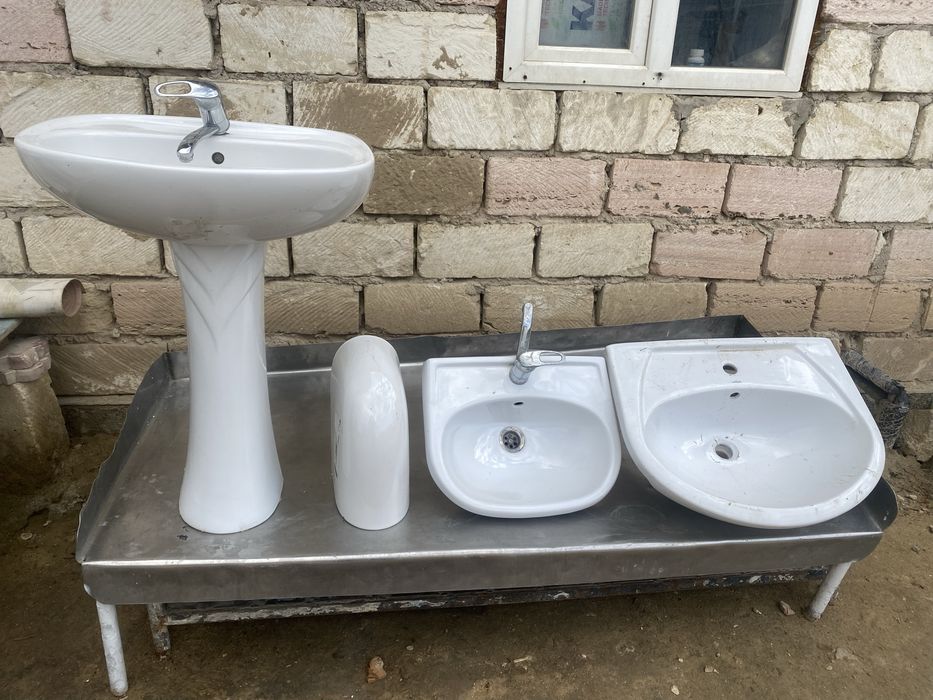 Комплект из 3 раковин для ванной и туалета по очень выгодной цене