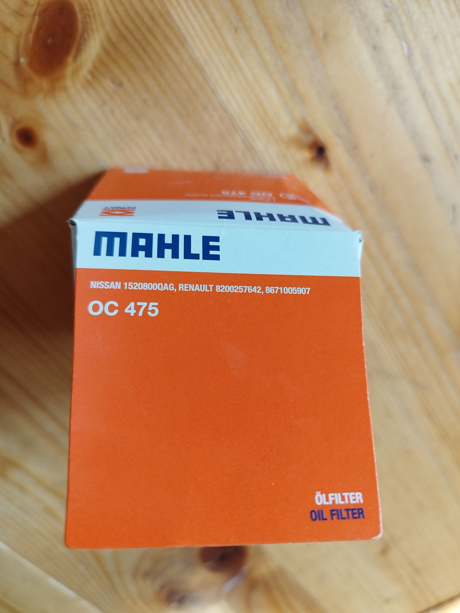 Маслен филтър MAHLE Рено Нисан