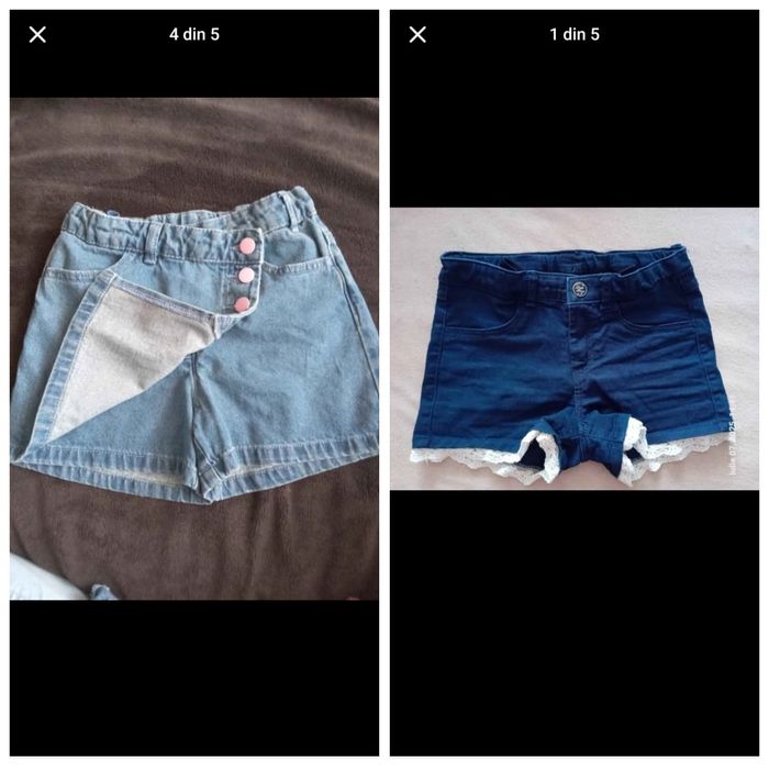 Lot pantaloni scurti 134