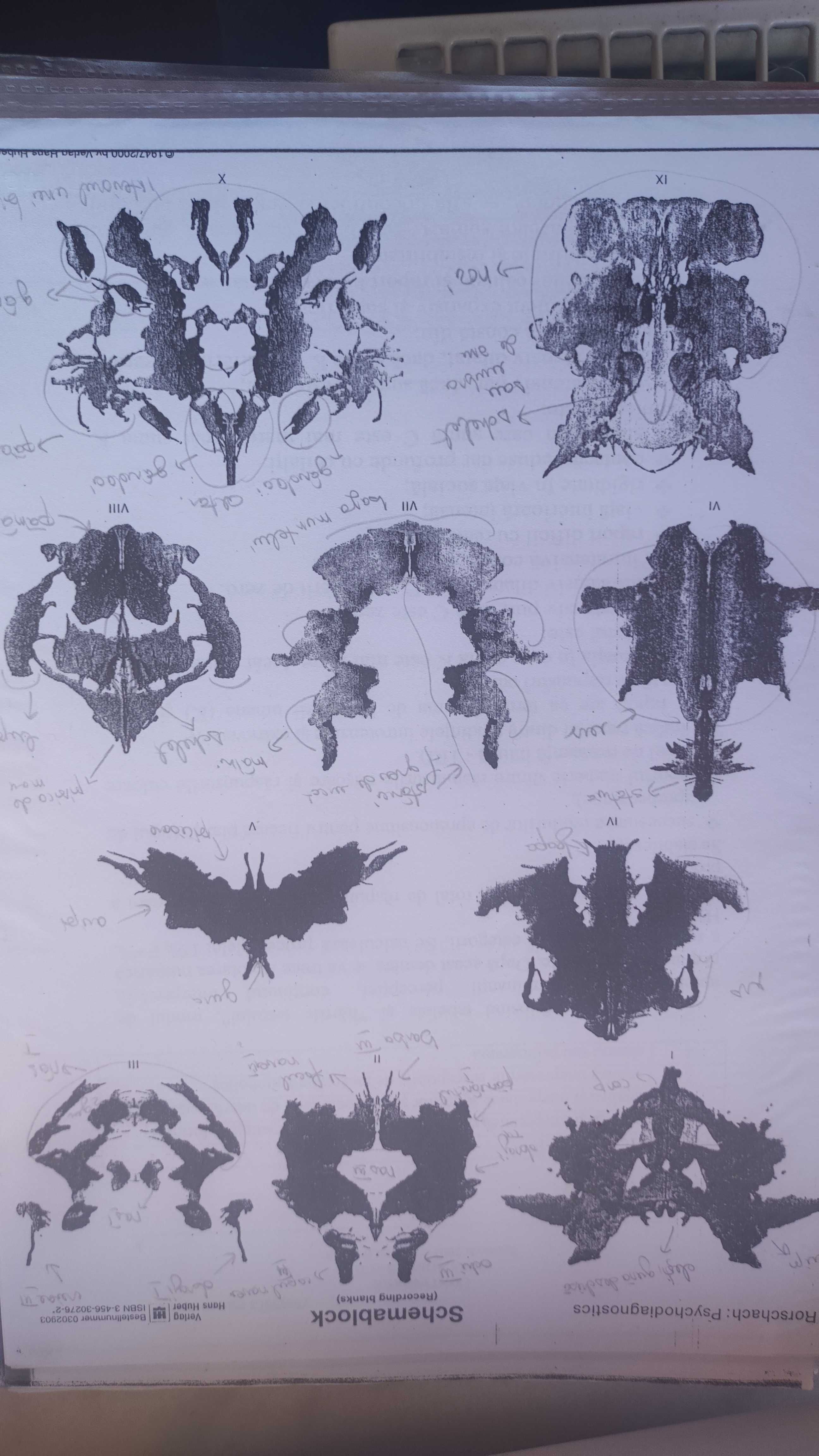 Psihologie: Manual de psihodiagnostic Rorschach și interpretare