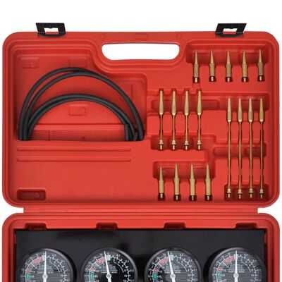 Trusa unelte pentru sincronizare carburator, cu manometre