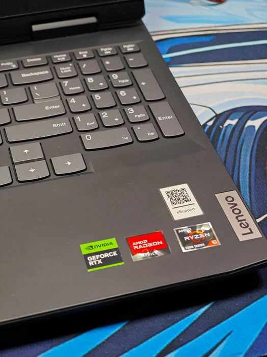Lenovo ryzen 5 7535hs/rtx 4050/16 ram ddr5/512gb/ideapad gaming laptop