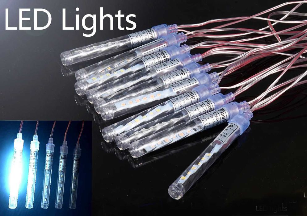 Tuburi flash blit 10 bucati 5m instalatie stroboscop decoratiune party