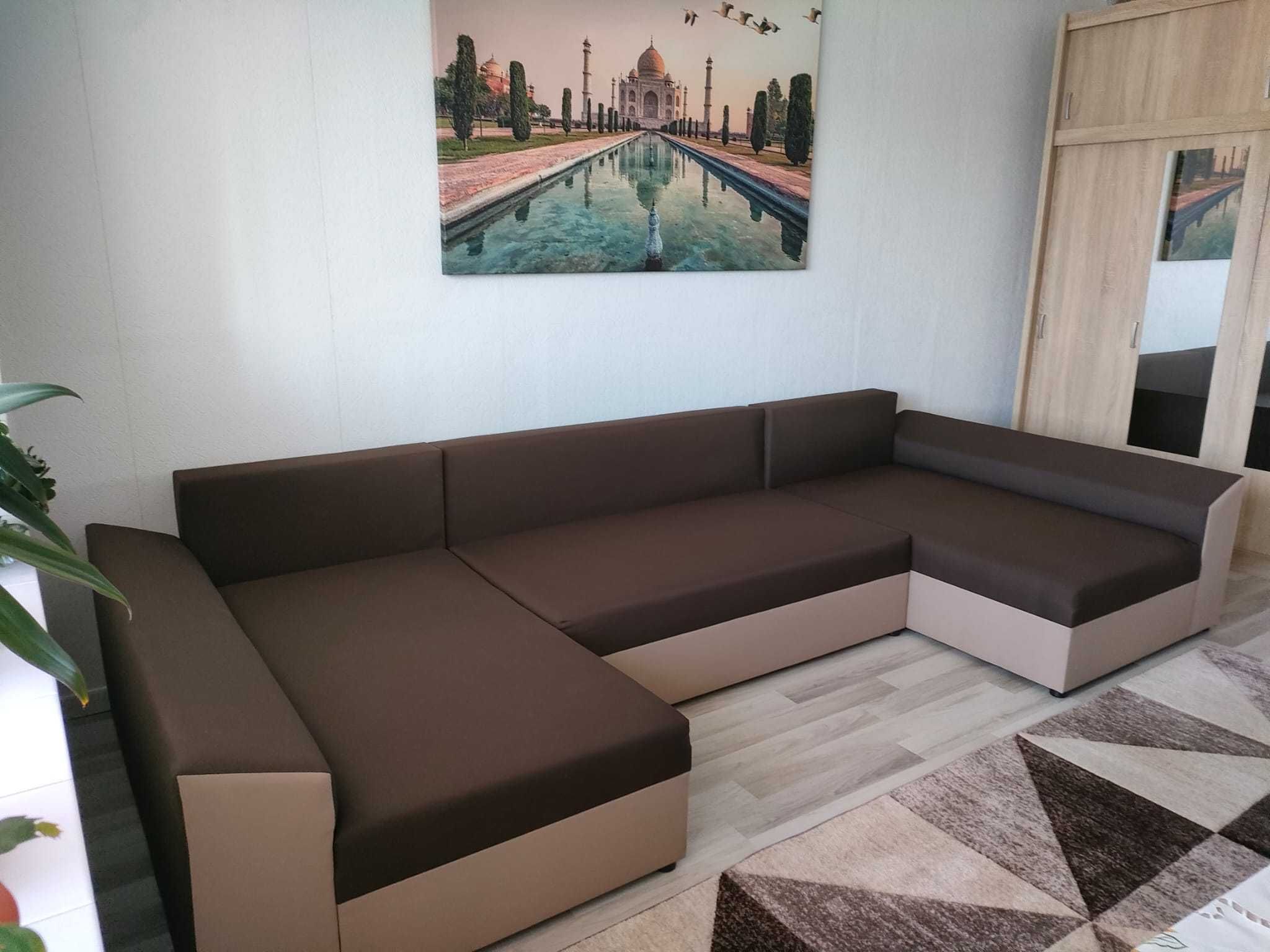 Coltar U Extensibil Cali crem / maro