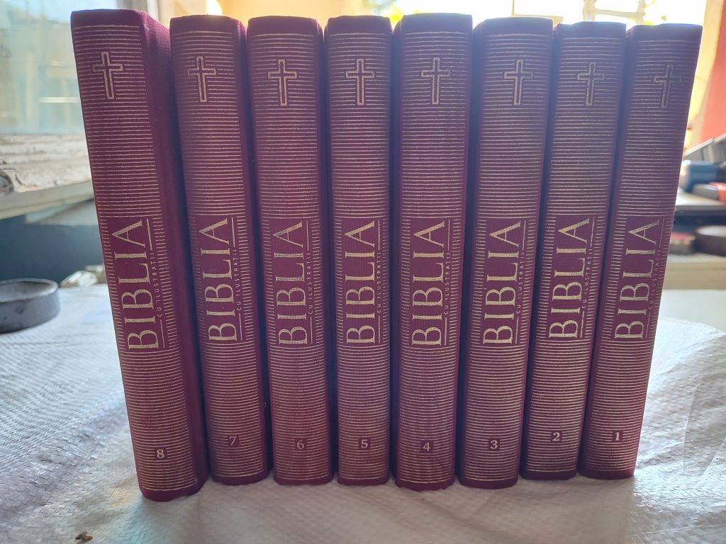 Biblia cu Ilustrații – 8 volume (2011, Bartolomeu Anania) – ca nouă