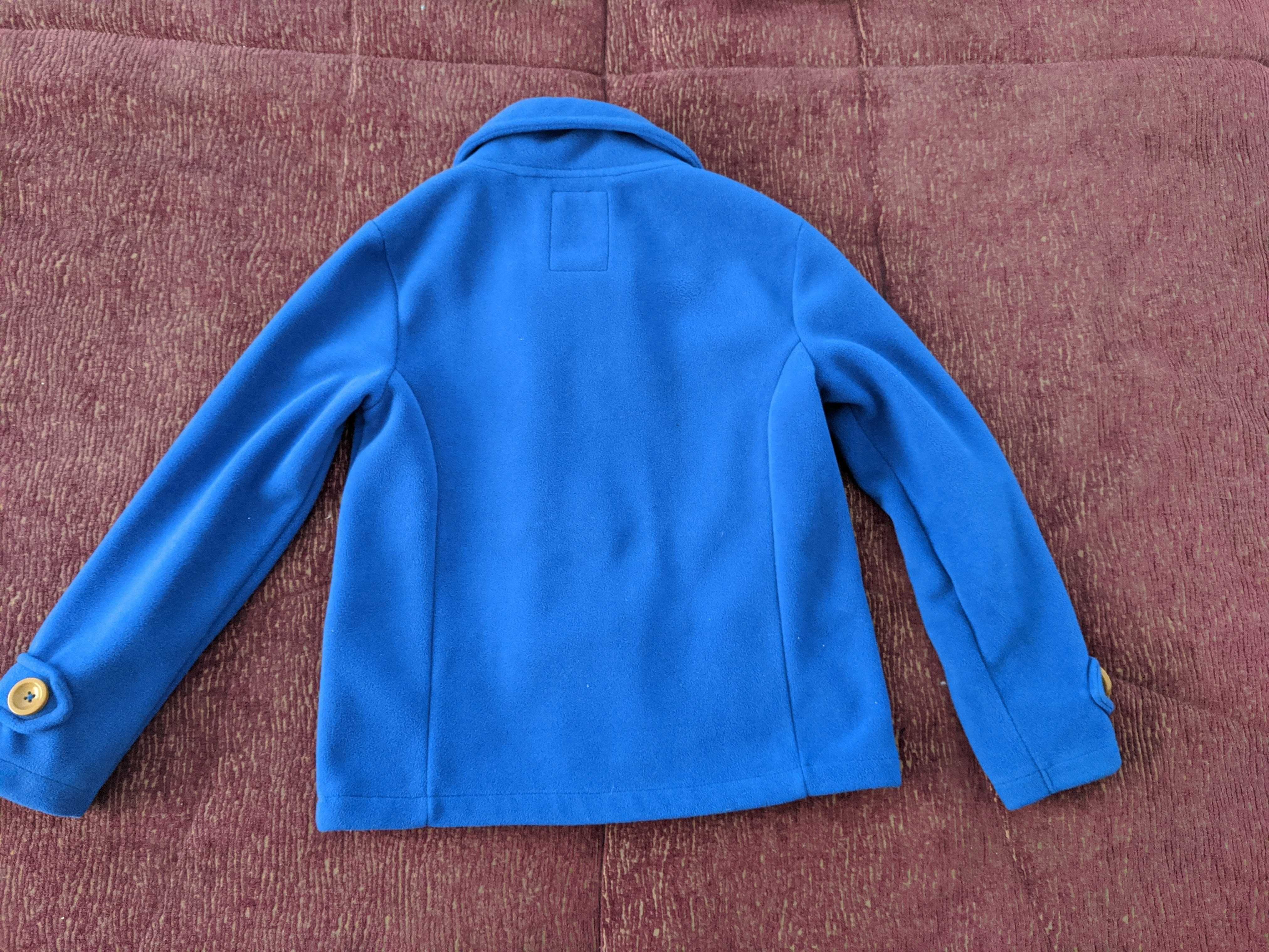 Jacheta albastru royal stofa Next mar 9-10 ani, 140 cm