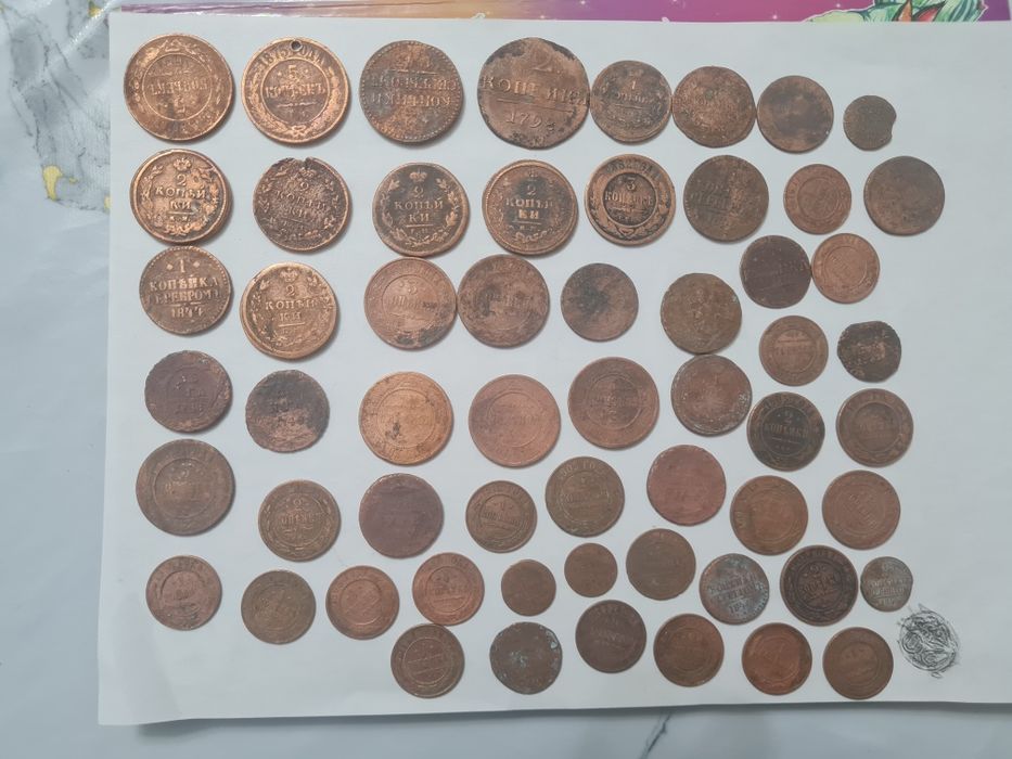 Продам монеты царской России. 18-19 век. От 1000 тг за штуку.