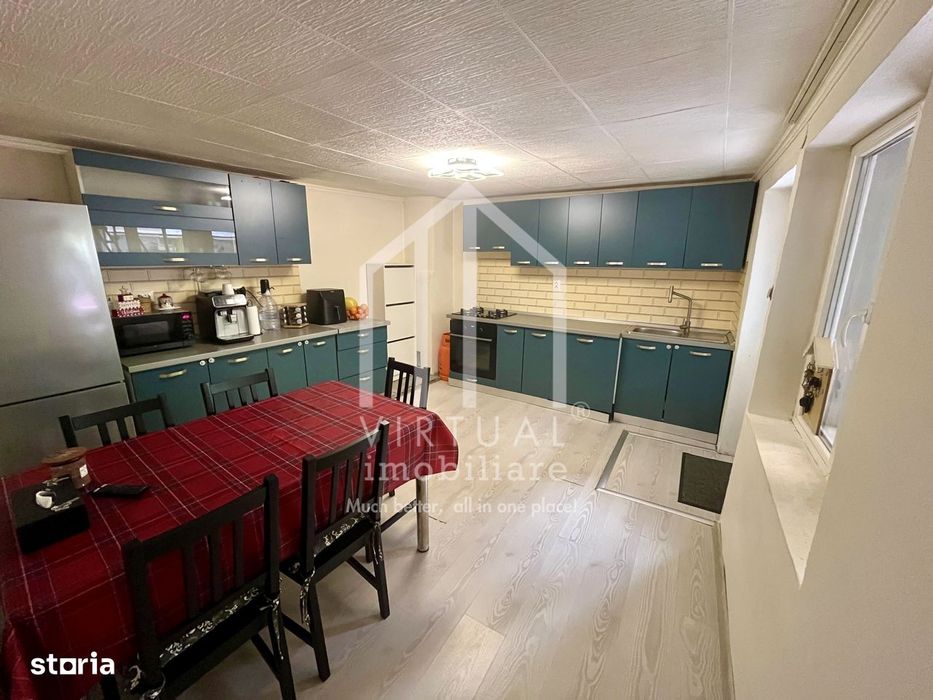 Casa individuala cu 3 camere, 550mp teren, pod mansardabil,Gura Raului