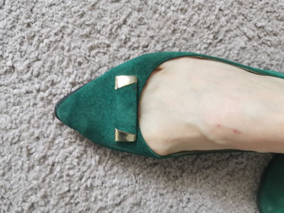 Donez balerini Dolly shoes piele intoarsa