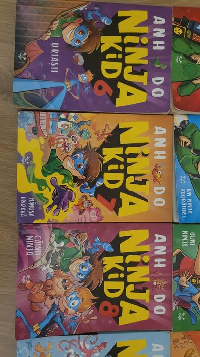 Colectie 10 carti Ninja Kid