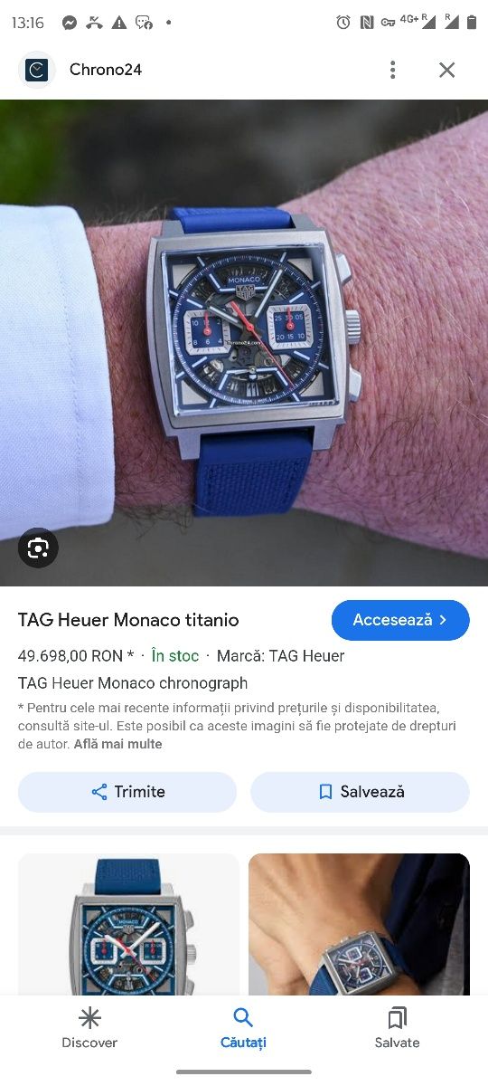 Ceas Monaco este nou