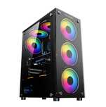 Carcasa pro gaming element mid tower argb negru