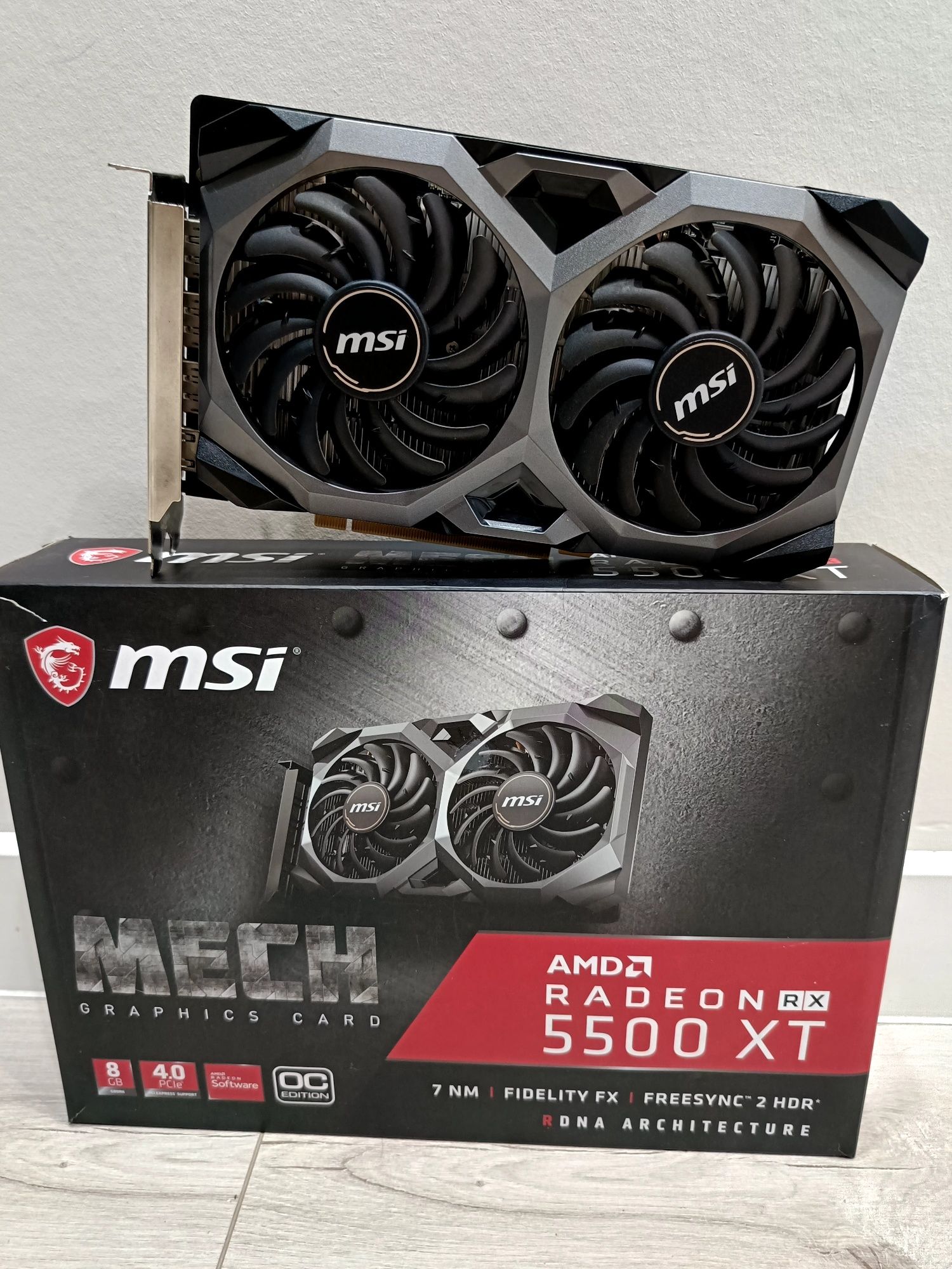 RX 5500 XT 8GB видеокарта MSI