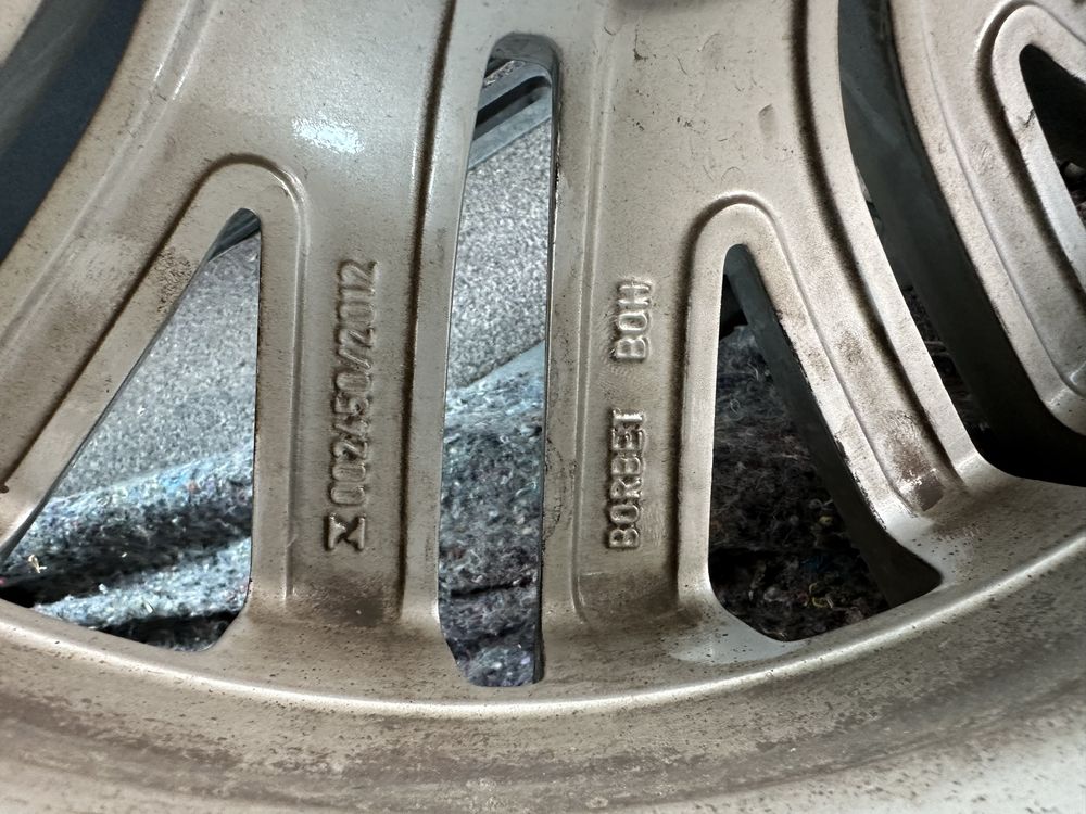 Оригинални джанти BORBET 16” 5x112 ET50 - Mercedes / VW / Audi
