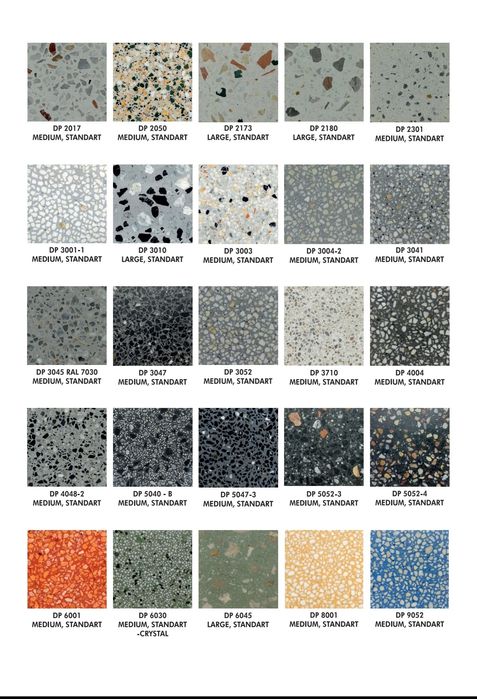 Декоративные покрытия Terrazzo