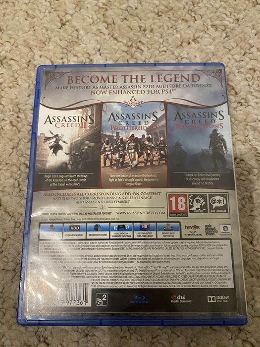 Vand joc ps4 AssassinS Creed The Ezio Collection