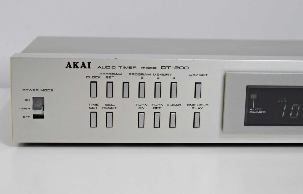 Akai DT-200, Audio timer, ceas