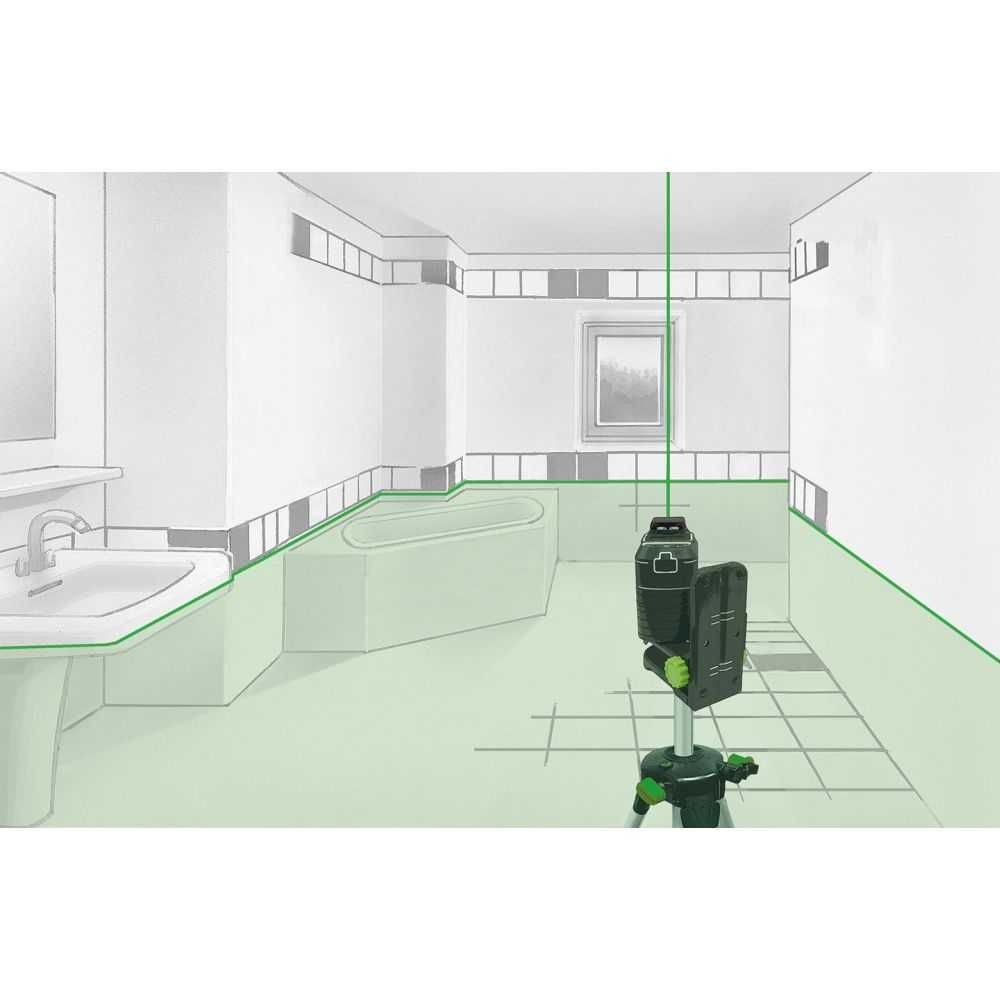 Зелен линеен лазерен нивелир Laserliner PocketLine-Laser G360 Set