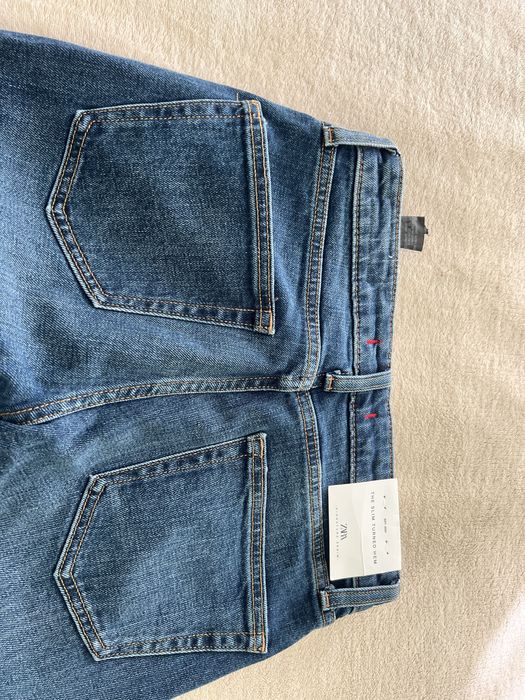 Дънки ЗАРА с етикет