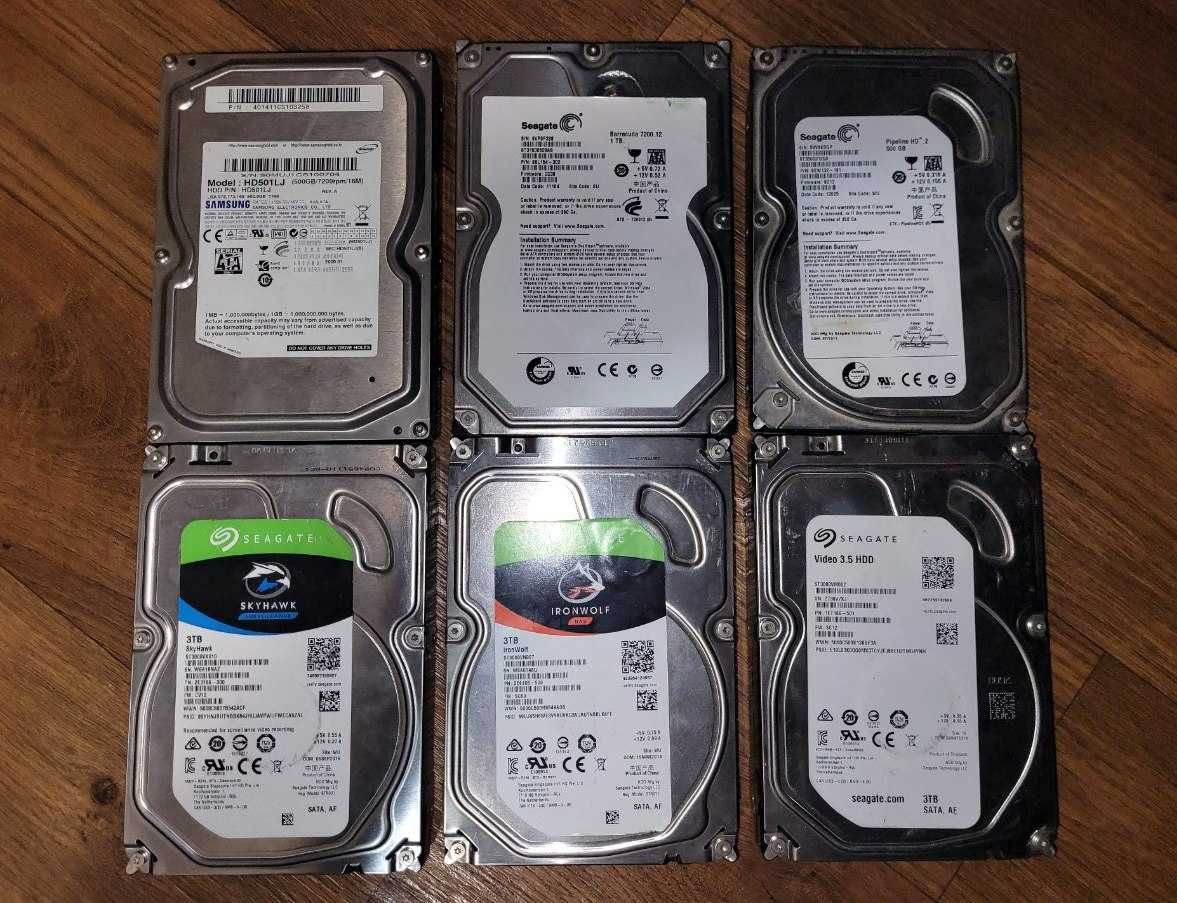 500gb - 3Tb Нерабочие харды