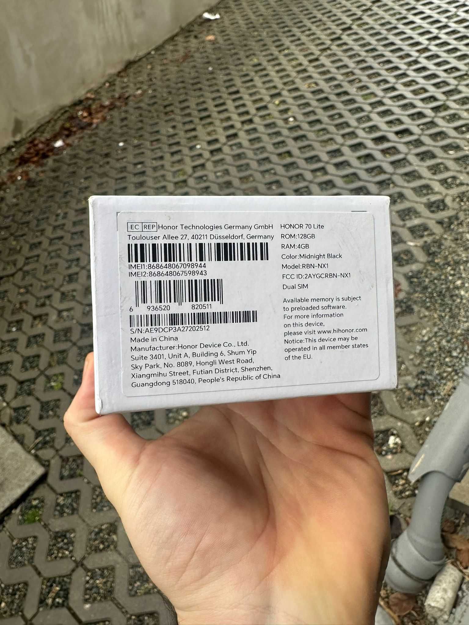 honor 70 lite , sigilat