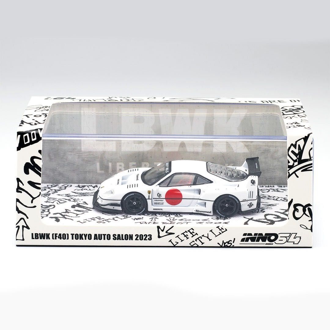 INNO64 LBWK Ferrari F40 Tokyo Auto Salon 2023 инно64 феррари
