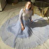 Платье вязаное ручная работа