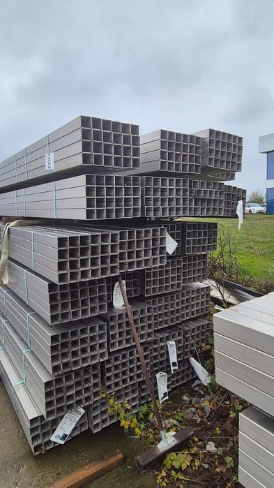 Țeavă inox 100x50x3 și 60x60x3