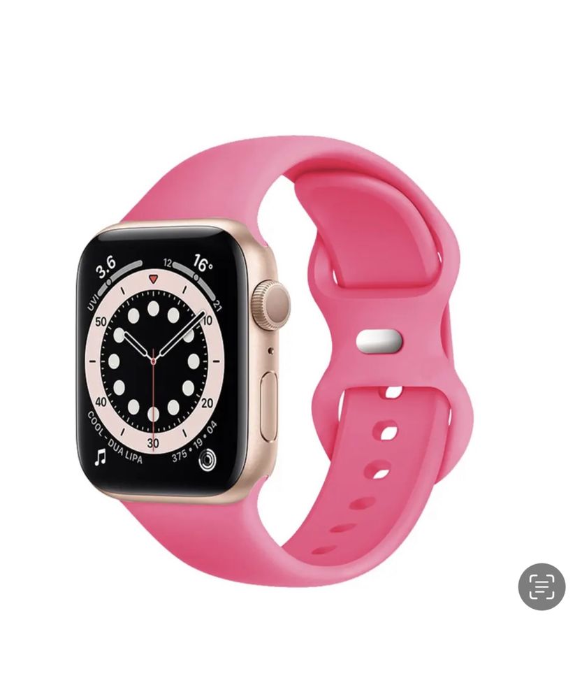Curea Direct Din Silicon cu Pin Metalic Compatibila Ceas Apple Watch